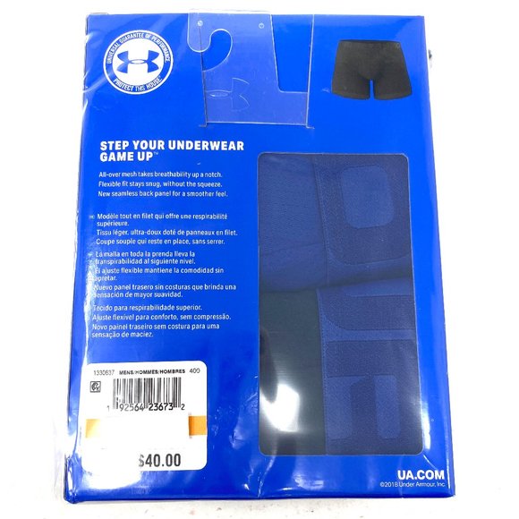 Under Armour 2 Pack BoxerJock 6-in Royal Blue Men's 1330637 400 - Picture 6 of 7